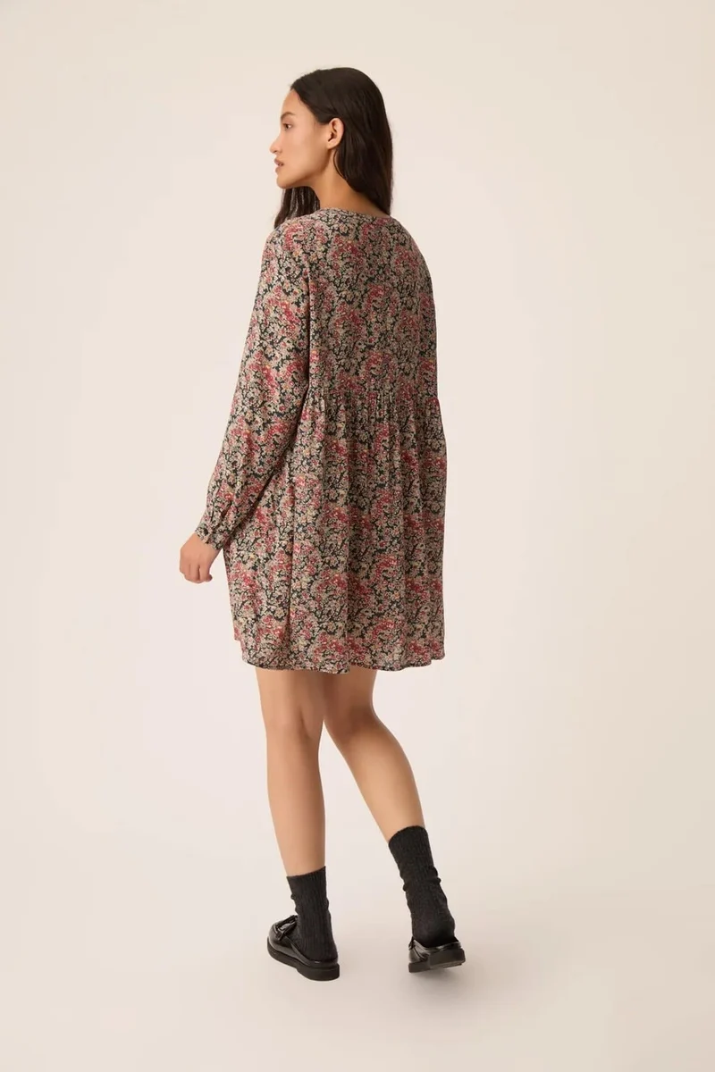 Robe courte à imprimé floral VALORINE
