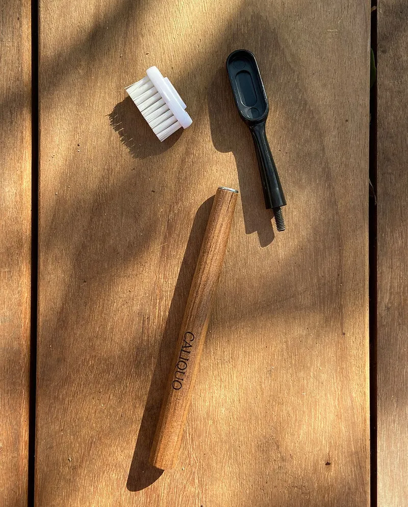 Brosse à dents rechargeable en bois