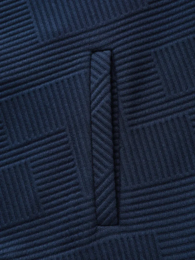 Textured Solid Pockets Zipper Jacket