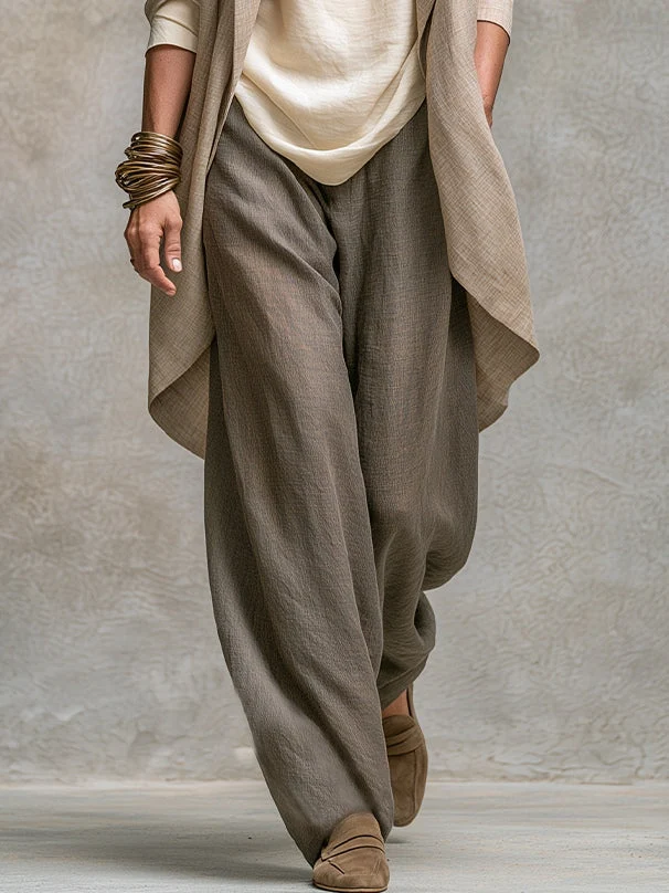 Caroline | Open-Front Longline Jacket, Satin Tank & Wide-Leg Trouser Set