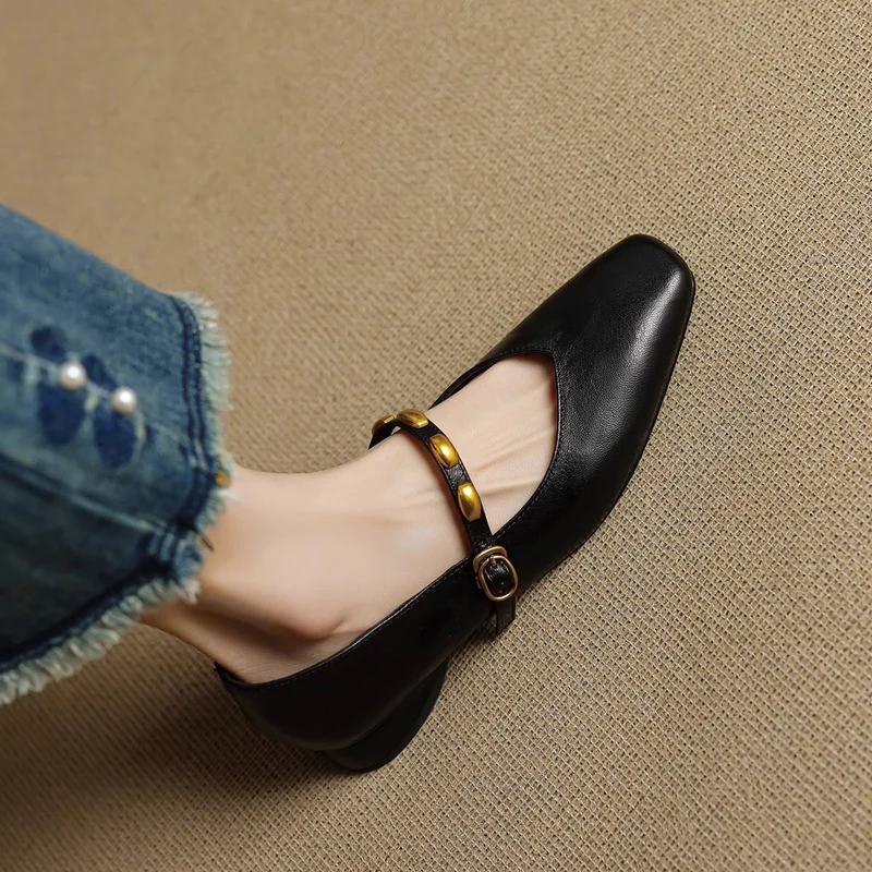 Zyra | Genuine Leather Flats