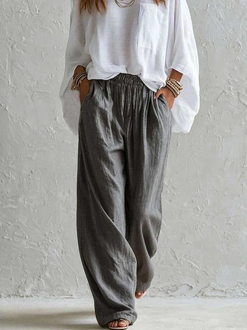 Margaret | Relaxed Top & Wide-Leg Pants Set