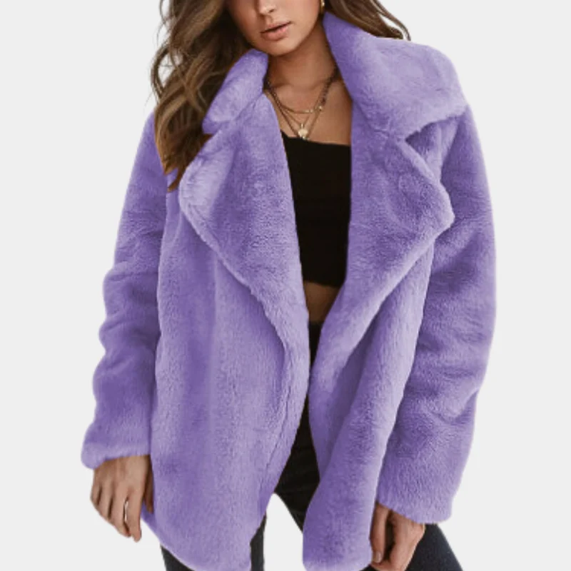 ASHLEY - Manteau d'Hiver Elégant en Peluche pour Femmes