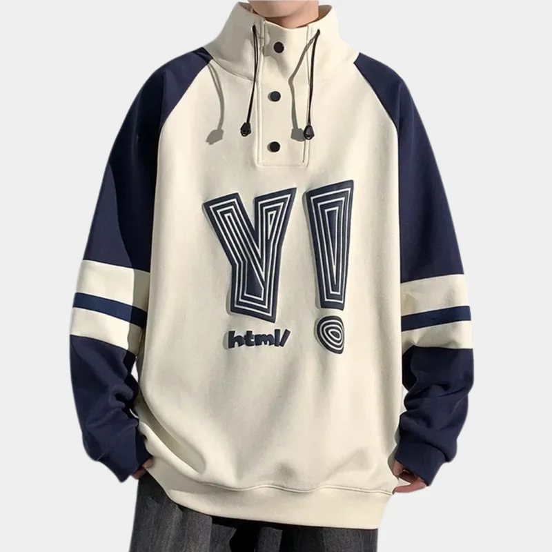 DANILLO - Pull à col montant tendance pour hommes