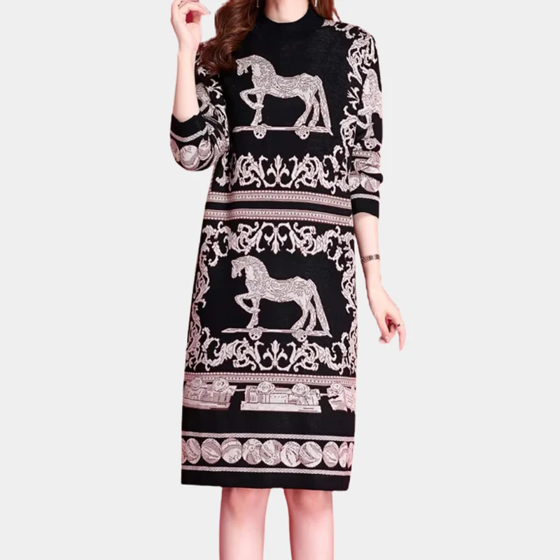 EVELYN - Robe en Tricot pour Femmes
