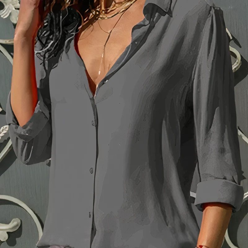 DELACROIX | Blouse en Chiffon Élégante Yasmine