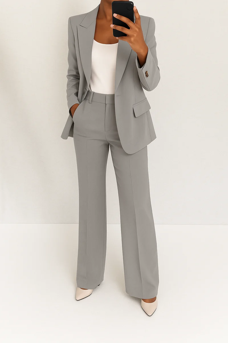 Jacqueline | Ensemble Tailleur Élégant Deux Pièces