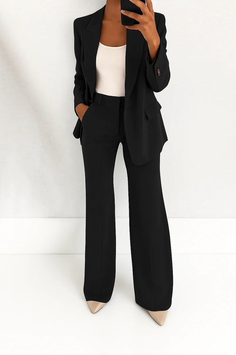 Jacqueline | Ensemble Tailleur Élégant Deux Pièces