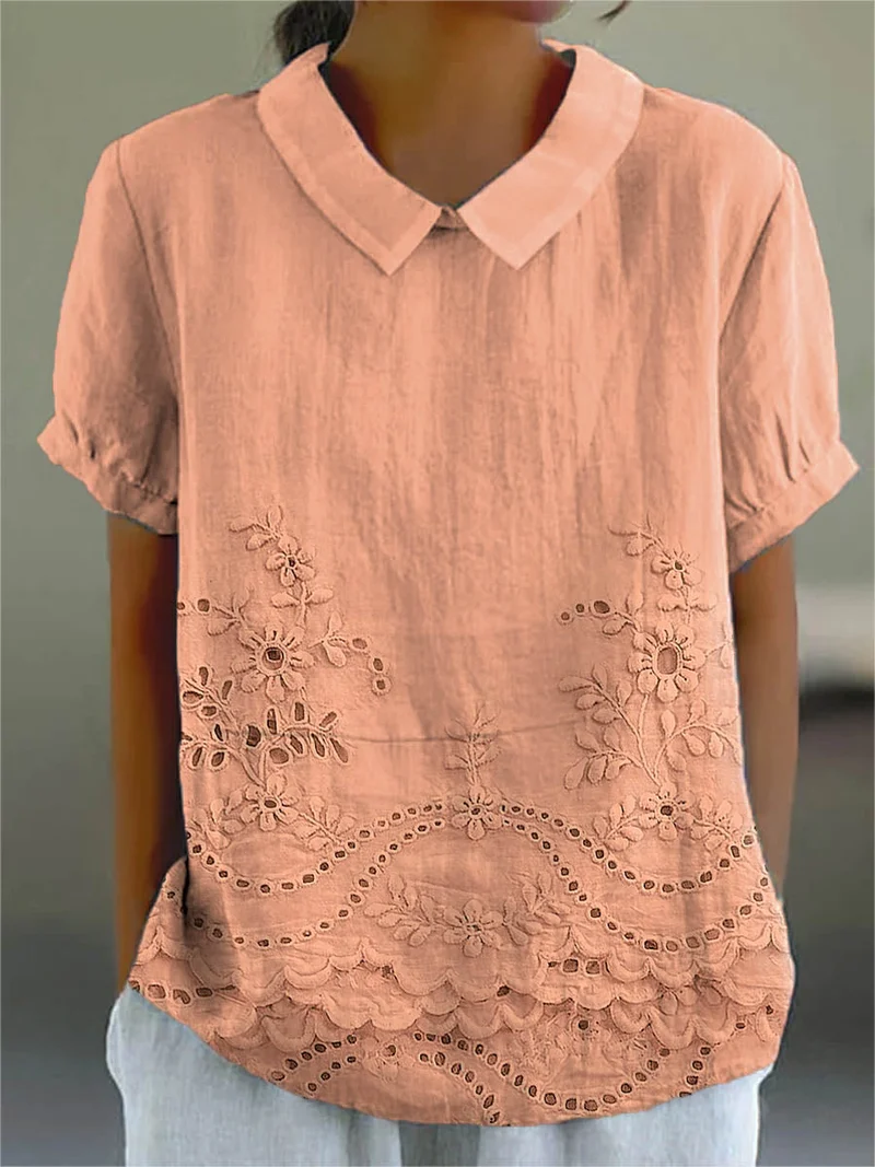 Lucieanne | Chemise Brodée Florale