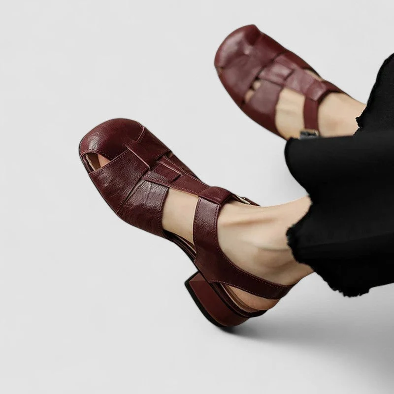 AMELIE |CHAUSSURES ORTHOPÉDIQUES MARY JANE EN VRAI CUIR