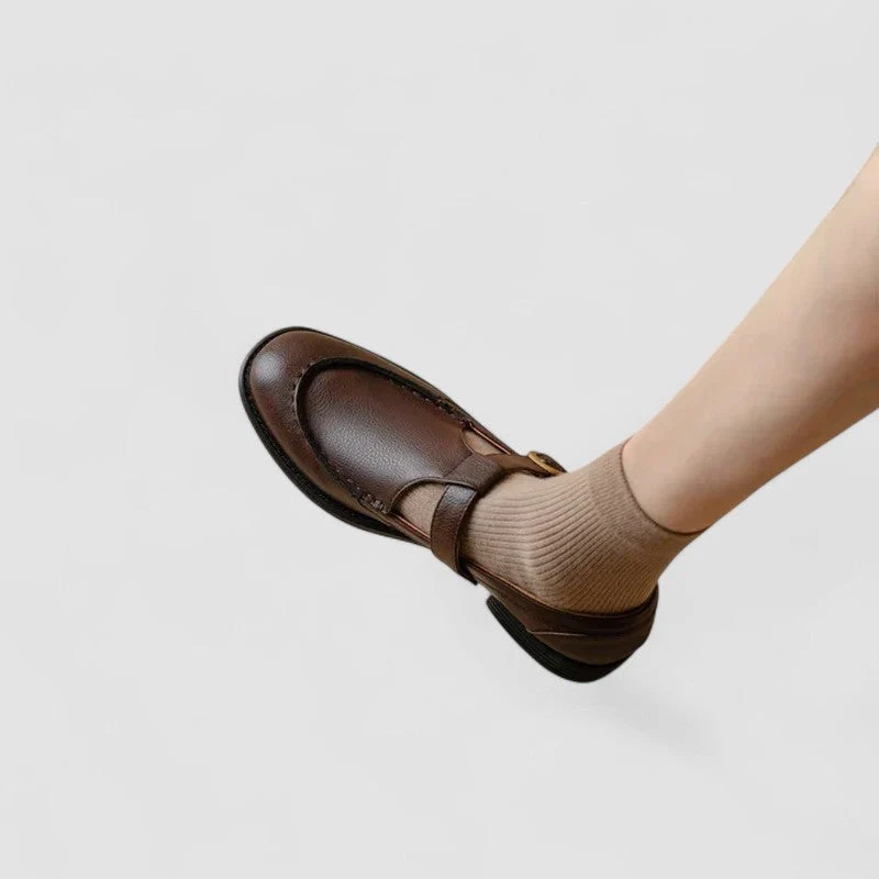 Audrey | CHAUSSURES ORTHOPÉDIQUES MARY JANE À POINTE CARREE