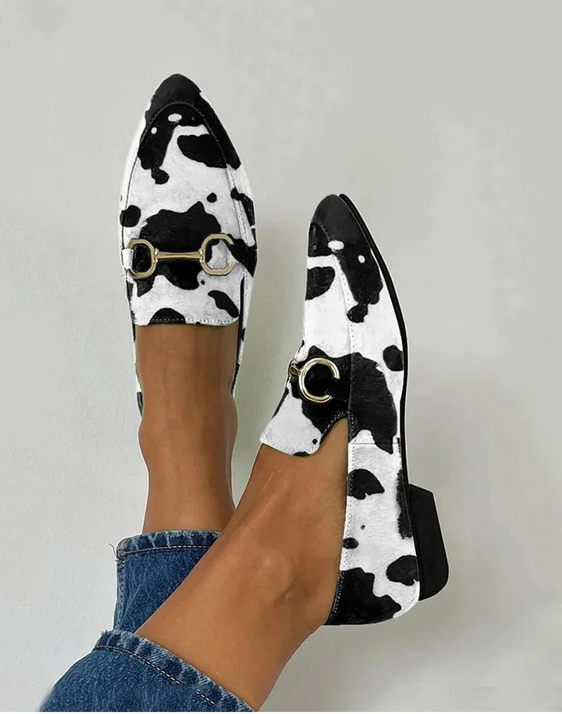 Diana | Mocassins avec Détail de Boucle Imprimée