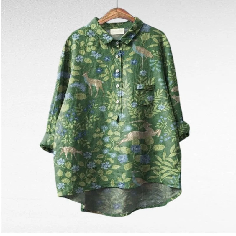 Claire | Blouse d'été élégante Linne