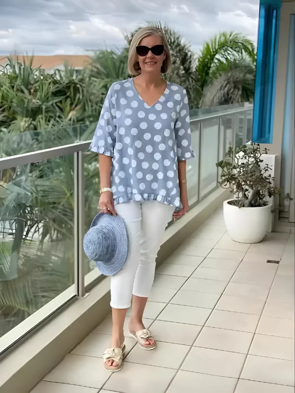 Dulce | Haut Vintage Imprimé
