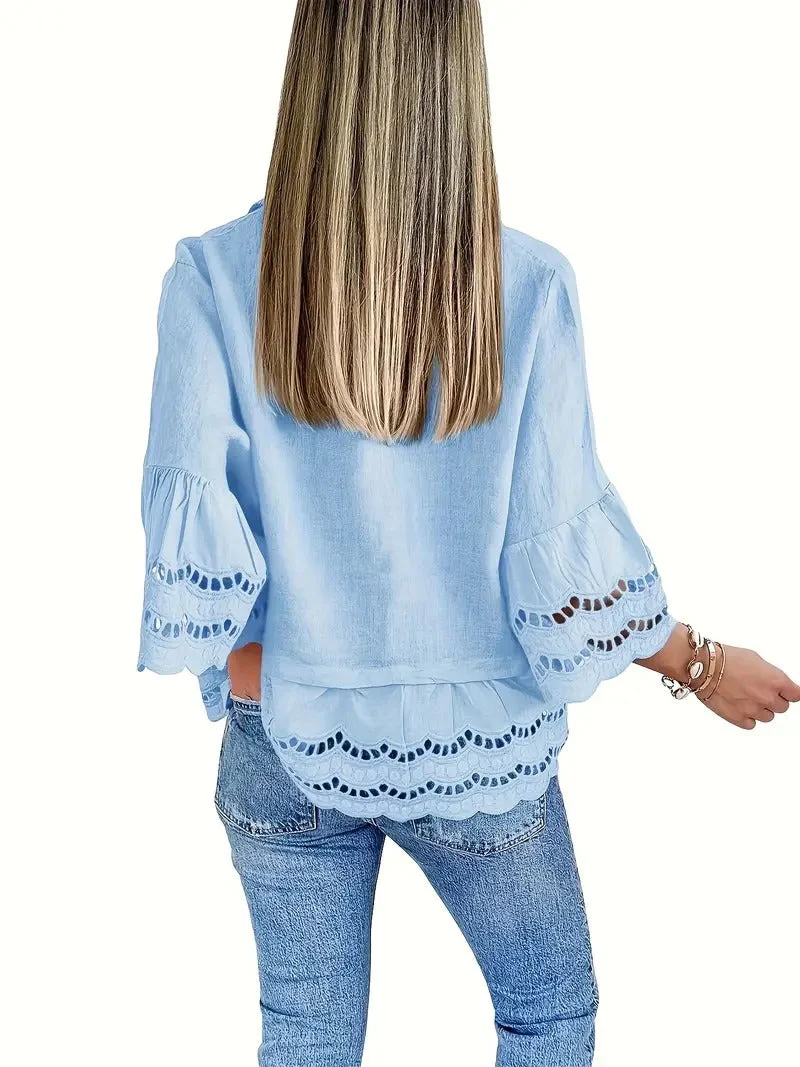 Emily - Blouse Aérée Chic