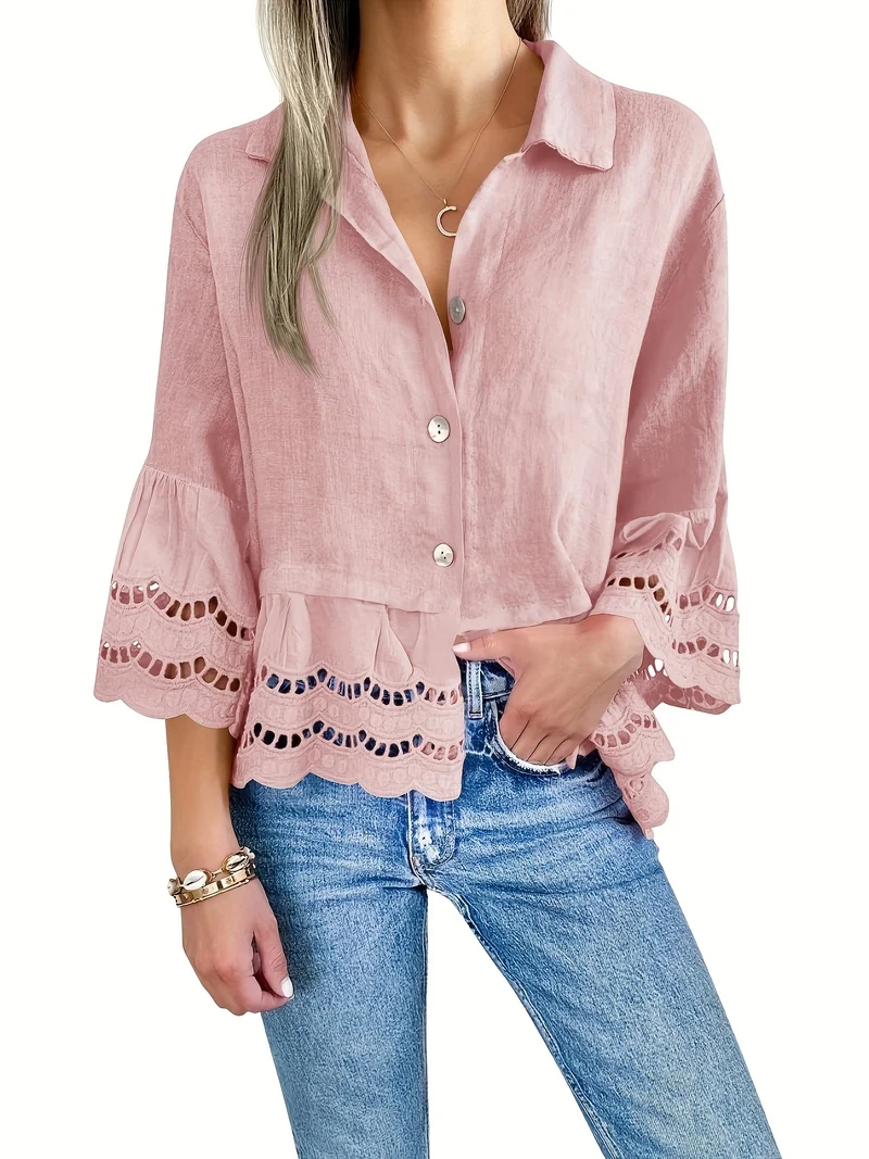 Emily - Blouse Aérée Chic