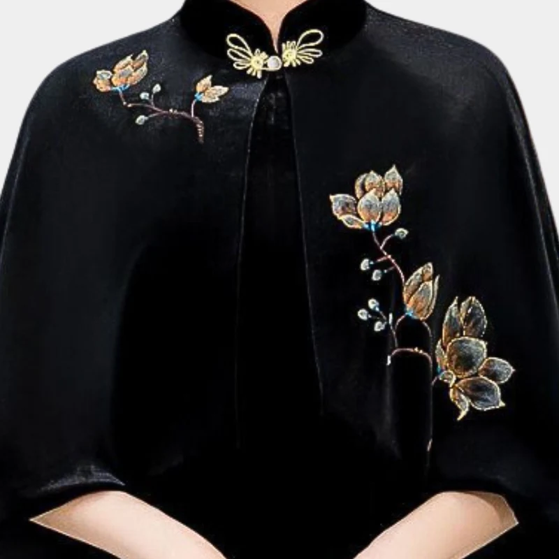 ANGELIA - Châle Floral Classique pour Femmes