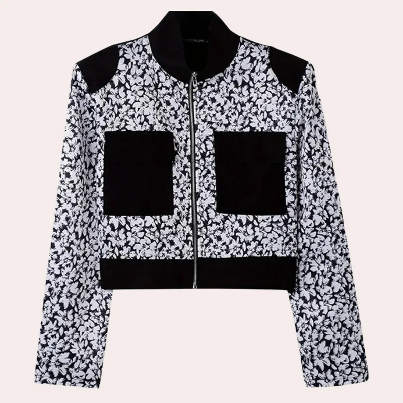 MANACCA - Veste Moderne à Col Haut pour Hommes