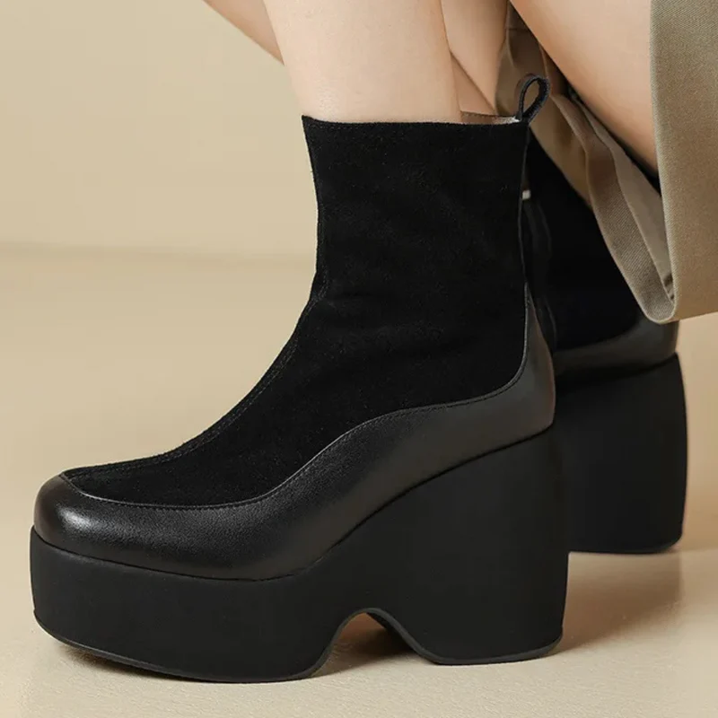 LESHAH - Bottes à plateforme modernes pour femmes