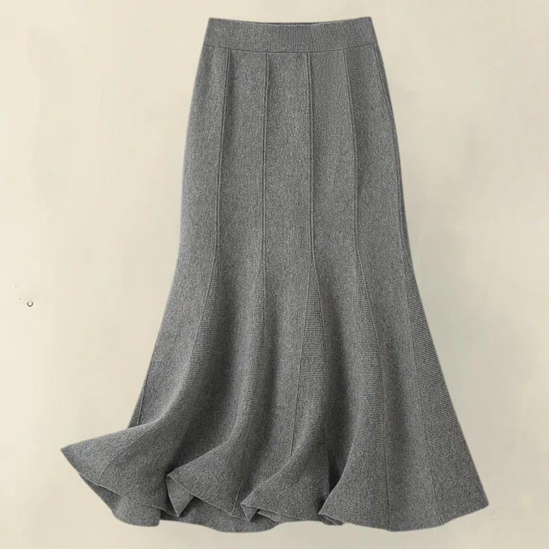 LECEA - Jupe Classe à Taille Haute pour Femmes