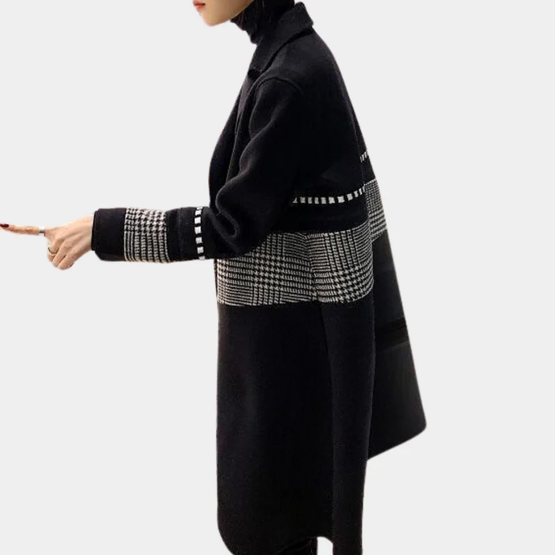 DEMIRA - Manteau Sophistiqué de Longueur pour Femmes