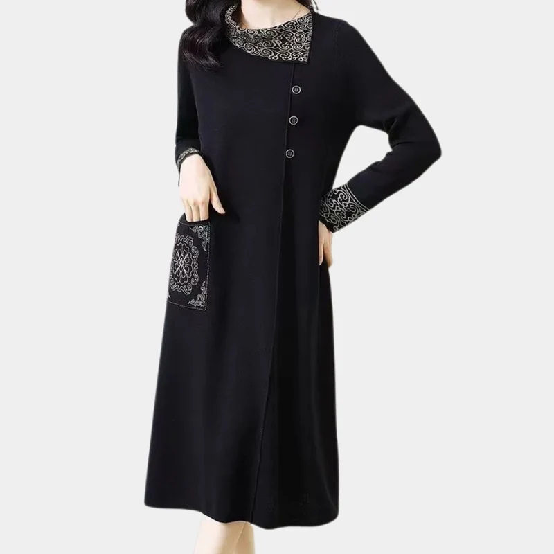 JUNIA - Luxueuse robe épaisse pour femmes