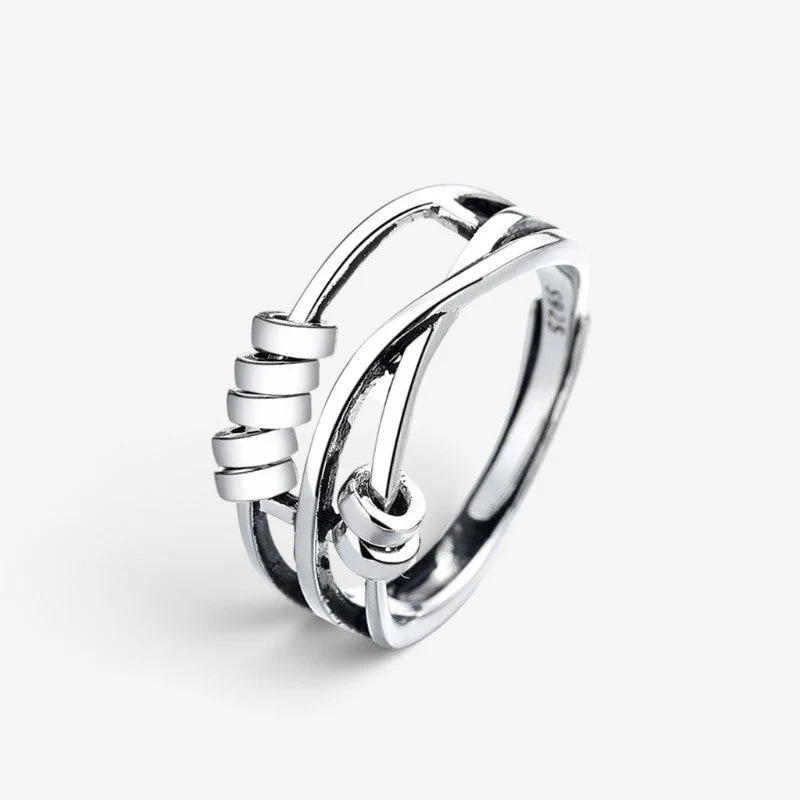 Bague en Argent Ajustable