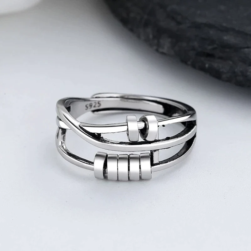 Bague en Argent Ajustable