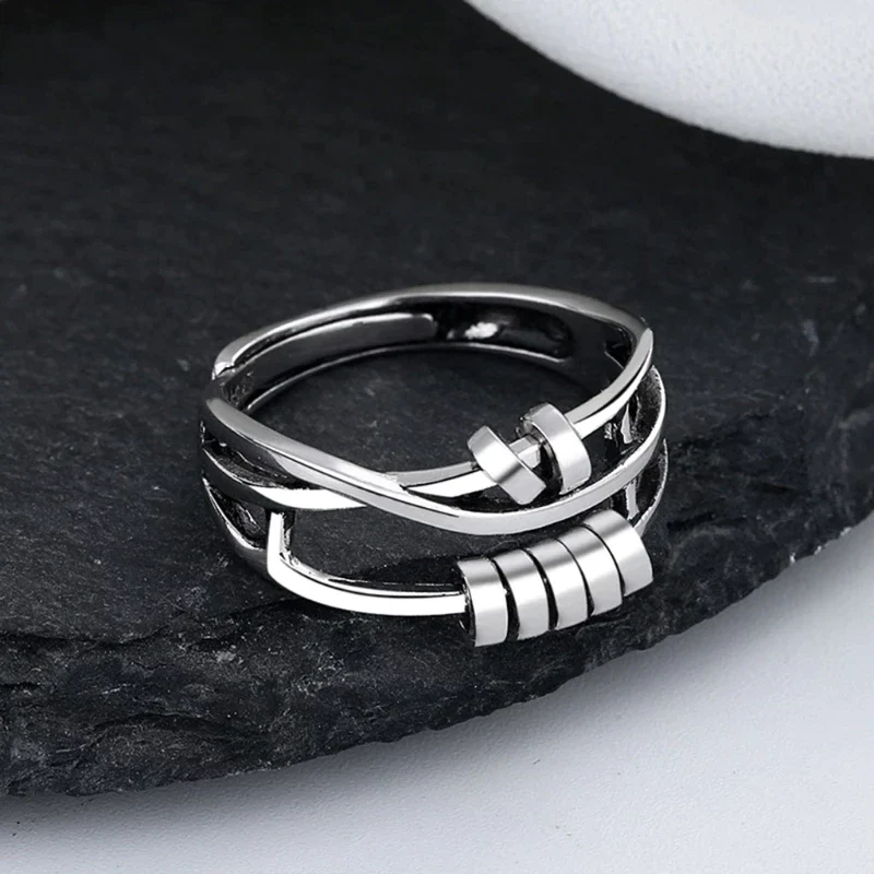 Bague en Argent Ajustable
