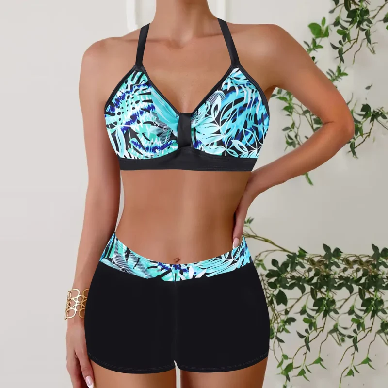 Maillot de Bain Femme Sportif à Motifs