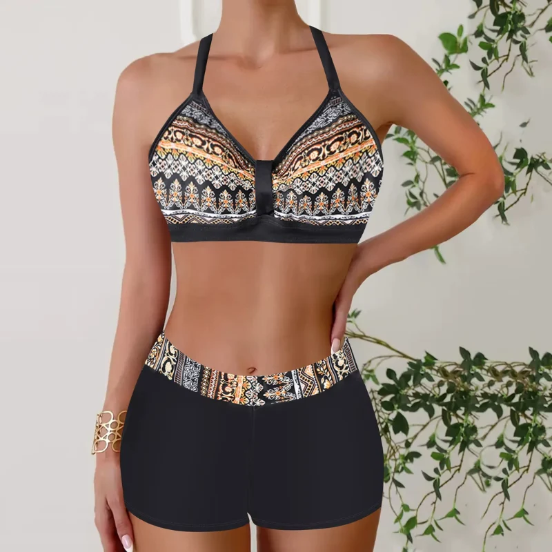 Maillot de Bain Femme Sportif à Motifs