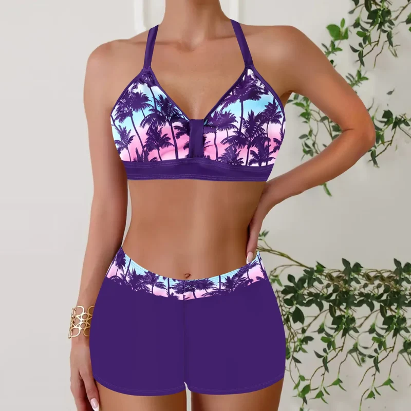 Maillot de Bain Femme Sportif à Motifs