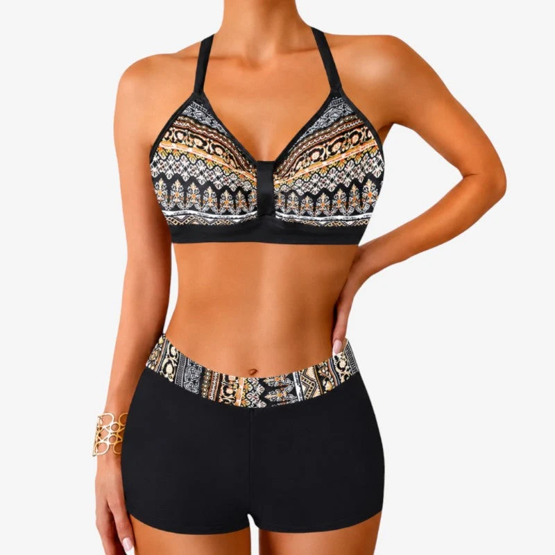 Maillot de Bain Femme Sportif à Motifs