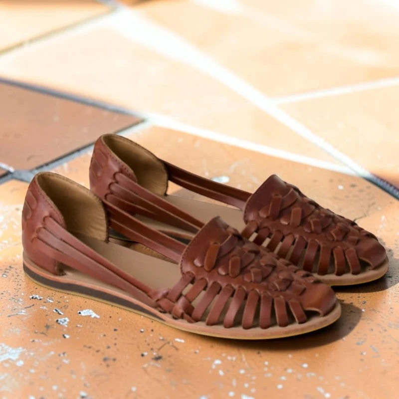Ballerines Femme Découpées Élégantes