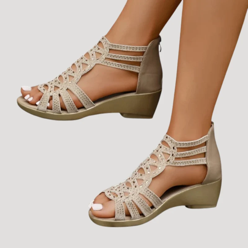 Sandales Femme Confort Bride Cheville Ouverte