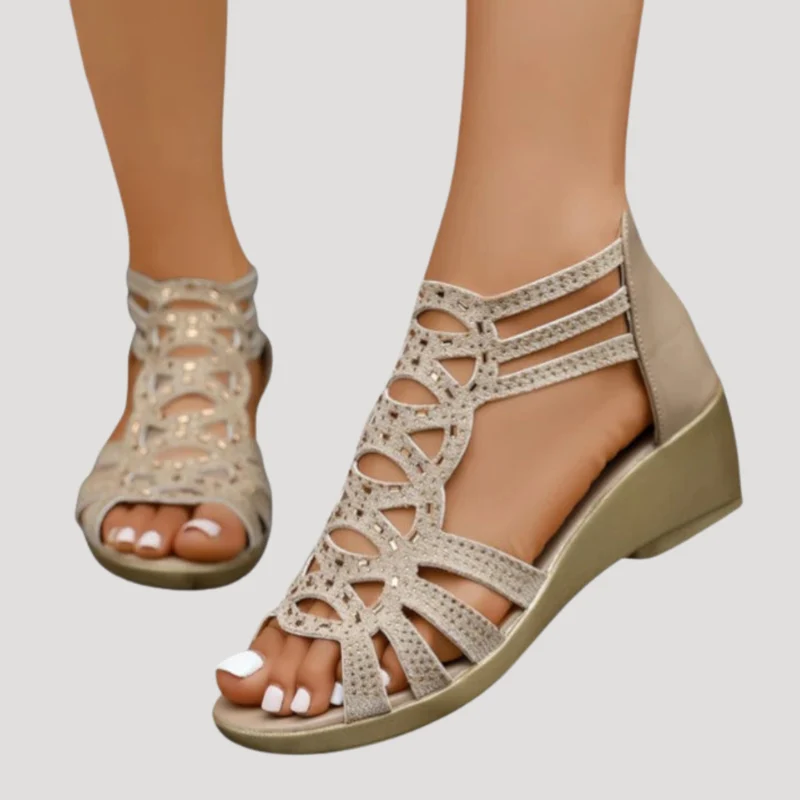 Sandales Femme Confort Bride Cheville Ouverte
