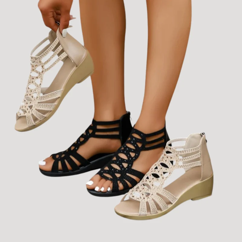 Sandales Femme Confort Bride Cheville Ouverte