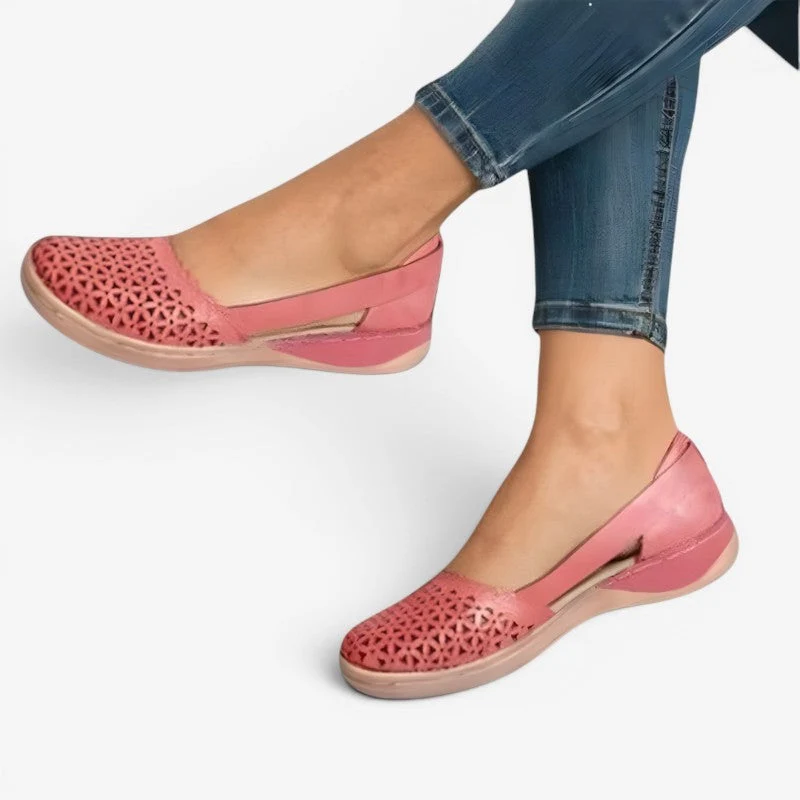Sandales plates à enfiler pour femme