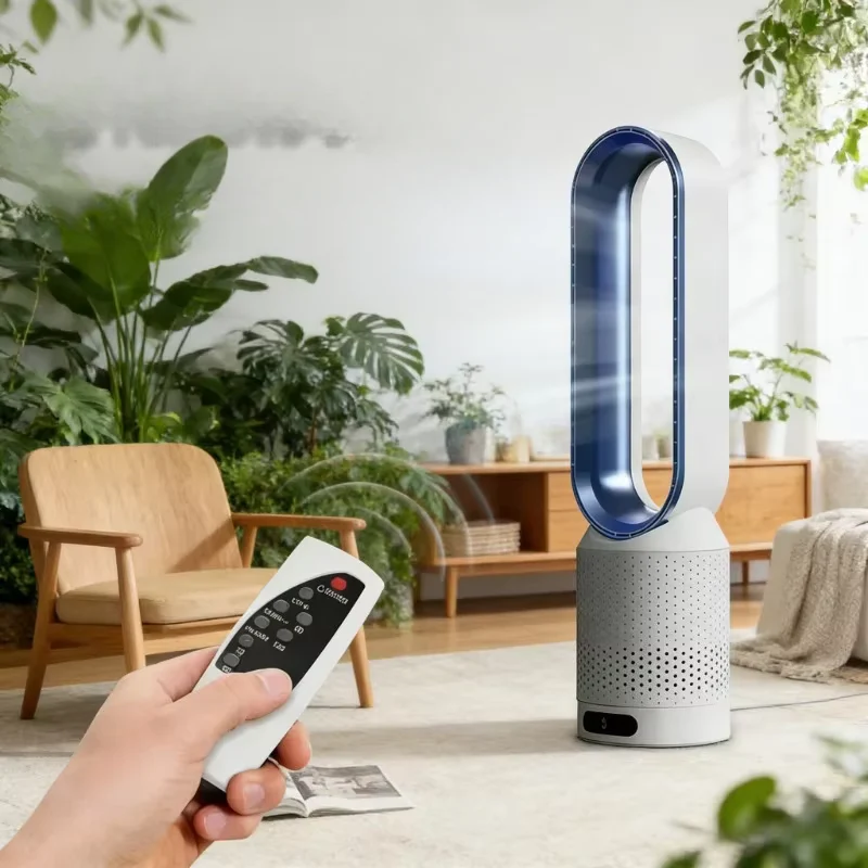 Ventilateur portable sans pale avec télécommande