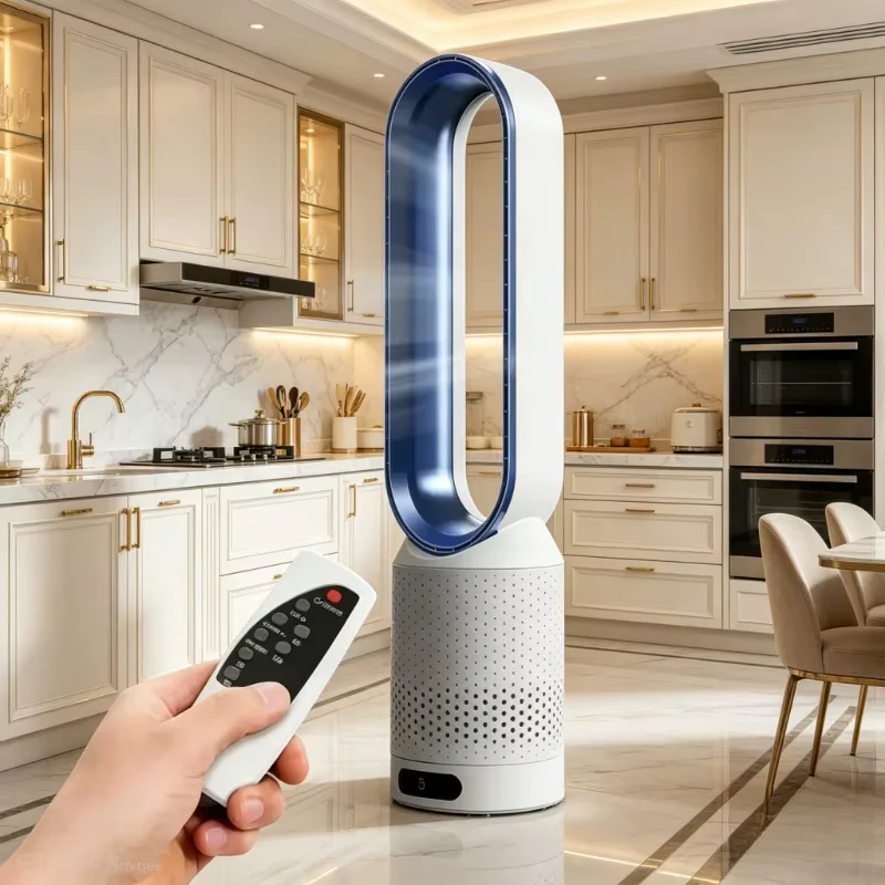 Ventilateur portable sans pale avec télécommande