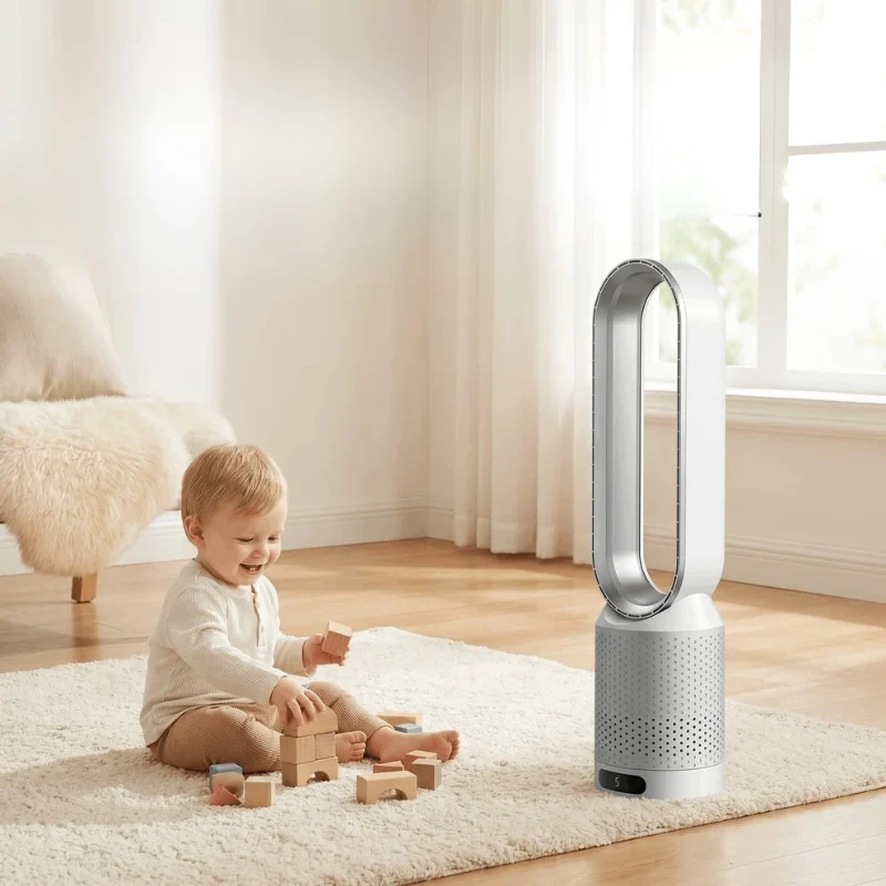 Ventilateur portable sans pale avec télécommande