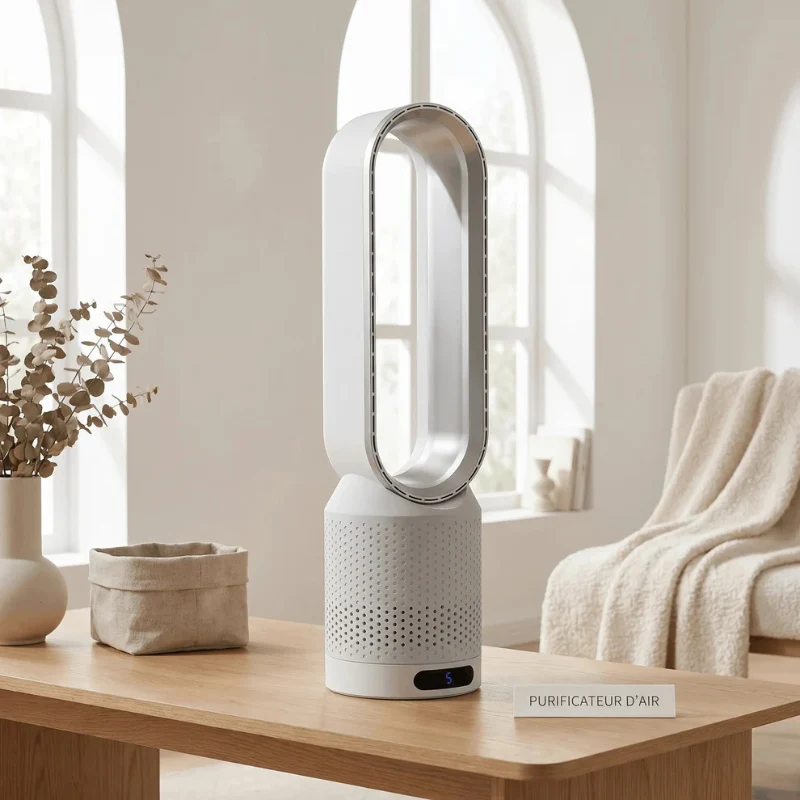 Ventilateur portable sans pale avec télécommande
