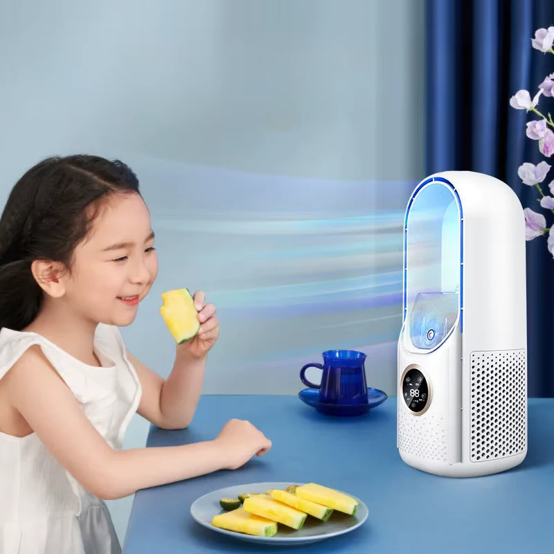 Ventilateur sans pale 2-en-1 avec affichage LED