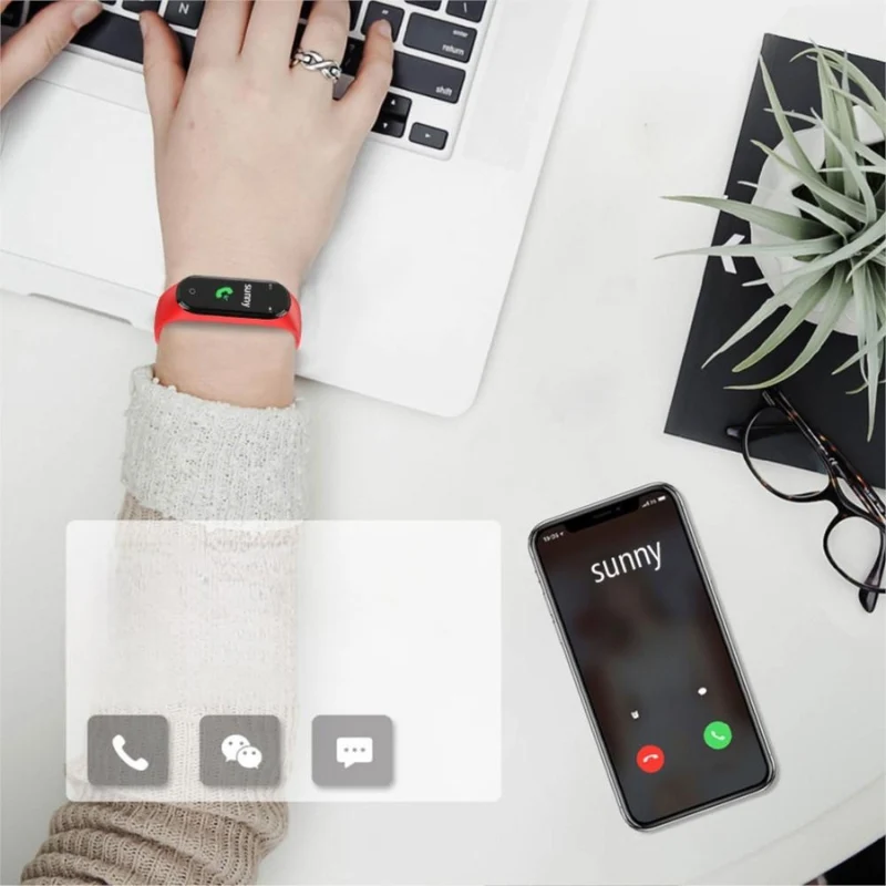 Montre connectée avec écran LED numérique