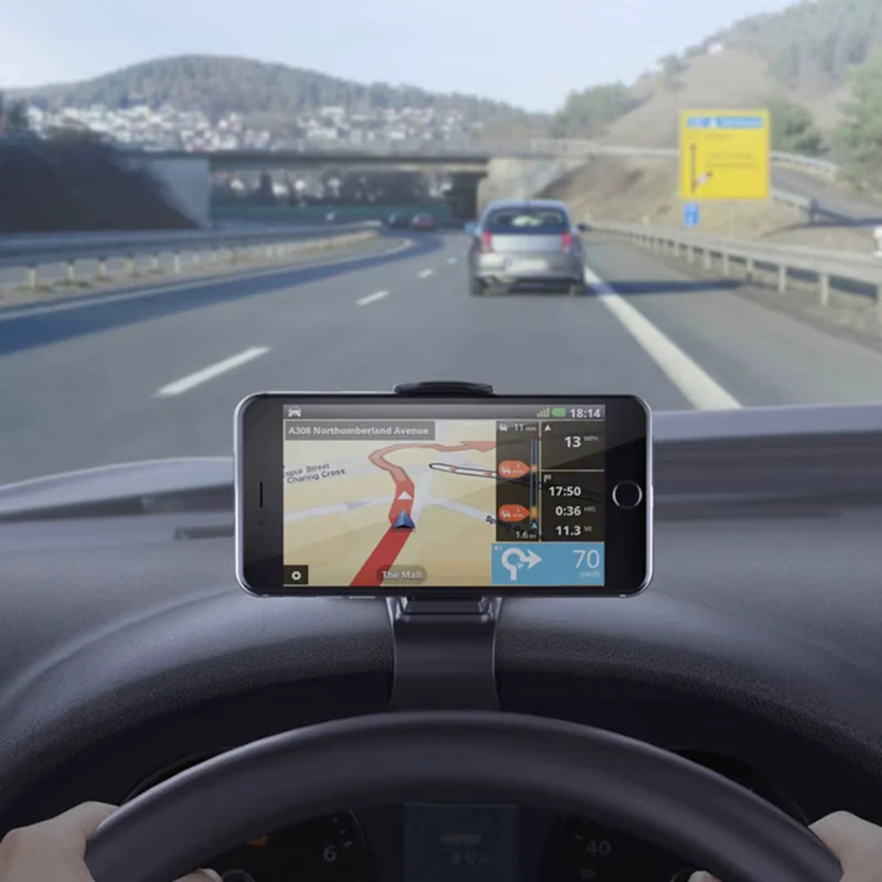 Support de téléphone pour voiture rotatif