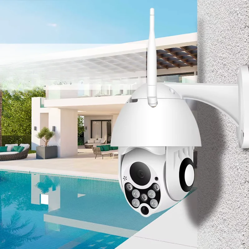 Caméra de sécurité extérieure WiFi sans fil