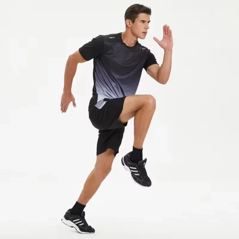 Ensemble de sport 2 pièces pour homme avec t-shirt et short