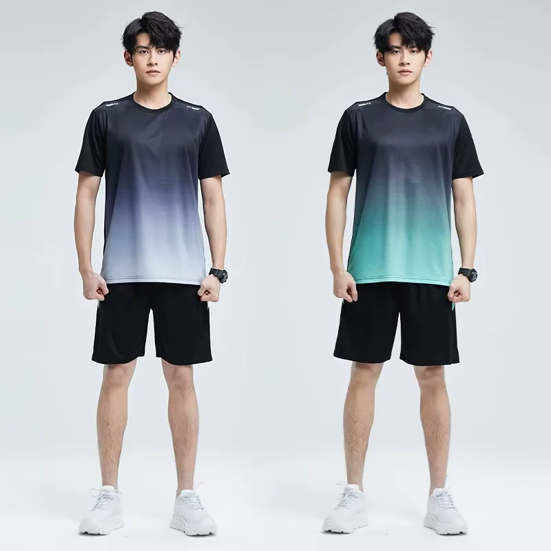 Ensemble de sport 2 pièces pour homme avec t-shirt et short