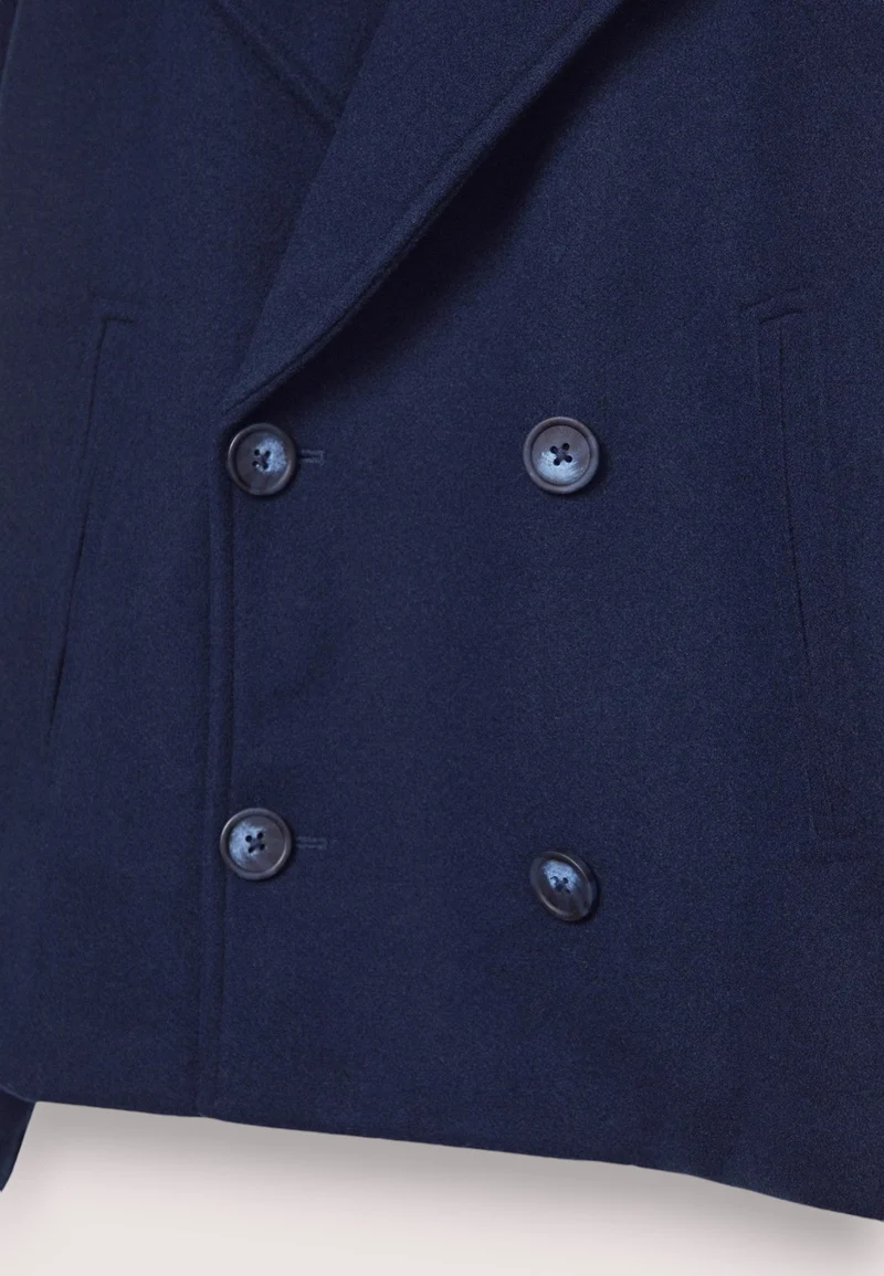 Manteau court classique intemporel pour femmes
