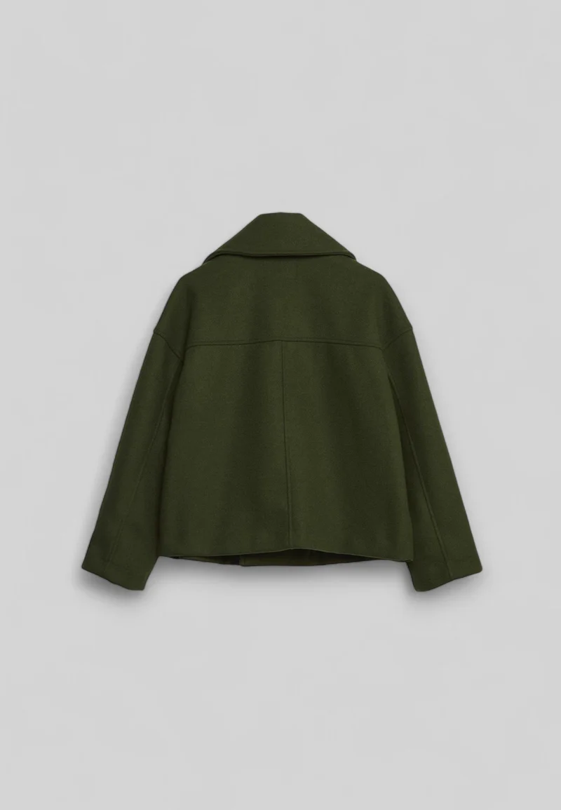 Manteau court classique intemporel pour femmes